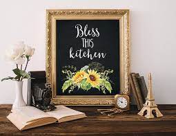You can do it with vinyl stickers on. Pretty Sunflower Kitchen Decor Theme