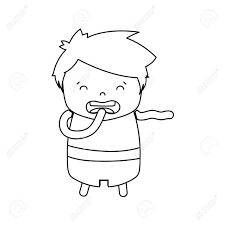 Get a chance to work with a personal cartoon character maker. Line Boy With Hairstyle Design And Disgusted Face Vector Illustration Royalty Free Cliparts Vectors And Stock Illustration Image 96069551