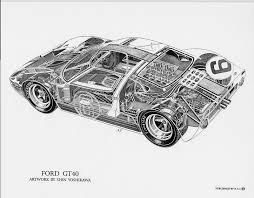 Kai Art International Ford Ford Gt40 Motorsport Art Ford Gt