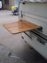 Adding Outside Table Top Camper Table Pop Top Camper Aliner Campers