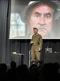 Julian Dutton as John Le M at the Carnegie Rooms Thetford.