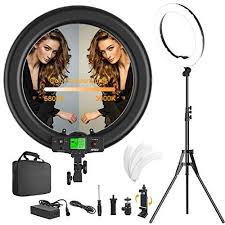 Ring Light Ir 45c Camera Photo Video Lighting Kit Portrait Lighting Ring Light With Stand Circle Light