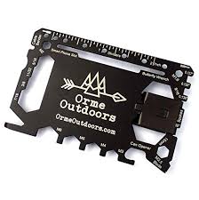 Brighttravels credit card sized sewing kit. The Original 46 In 1 Multitool Wallet Credit Card Sized Pocket Indoors Or Outdoors Survival Tool Best Gifts For Dads Man Cave Gadgets By Orme Outdoors Buy Online In Aruba At Aruba Desertcart Com