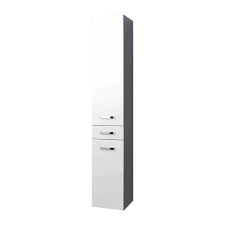 Bad Seitenschrank Simonas In Weiss Hochglanz Pharao24 De