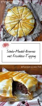 Schoko Mandel Brownie Mit Frischkase Topping Experimente Aus Meiner Kuche Schoko Mandeln Schoko Mandel Kuchen Lebensmittel Essen