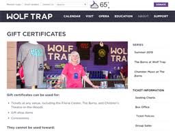 Wolf trap is the only national park dedicated to performing arts. Wolf Trap Gift Card Balance Check Balance Enquiry Links Reviews Contact Social Terms And More Gcb Today