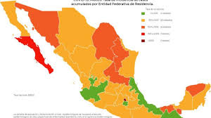 Semaforo de hoy covid19/coronavirus en méxico actualizado diariamente. Mapa Muertes Y Casos De Coronavirus En Mexico Por Estados Hoy 22 De Noviembre As Mexico