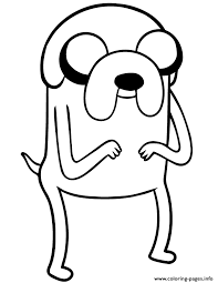 If the 'download' 'print' buttons don't work, reload this page by f5 or. Adventure Time Jake The Dog Coloring Pages Printable