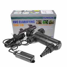 Uv Sterilizer 18w Uvc Light Lamp Clarifier Sunsun Cuv 118 For Aquarium Pond Fish Econosuperstore