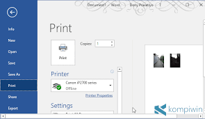 Cara Cetak Print Foto Berbagai Ukuran Di Microsoft Word