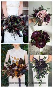 Dark And Moody Fall Wedding Ideas With Matching Colors Dark Wedding Theme Fall Wedding Flowers Fall Wedding