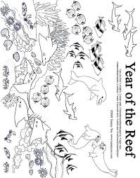Color And Find Creatures Of The Reef Reef Creatures Color