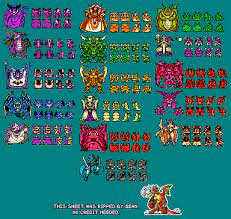 The japanese version was called dragon quest monsters. Game Boy Gbc Dragon Warrior Monsters Boss Monsters The Spriters Resource Dragon Warrior Monsters Dragon Warrior Game Inspiration