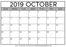 Printable Blank Calendar Dream Calendars Calendar Template October Calendar Free Calendars To Print