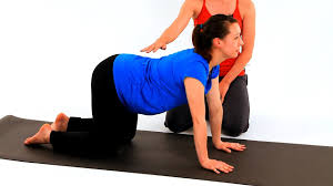 This yoga pose is the second pose in the three series of virabhadrasana. How To Do Prenatal Yoga Cat Cow Pose Pregnancy Workout
