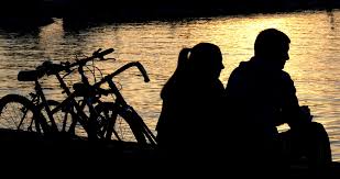 Image result for close to you lovers silhouette