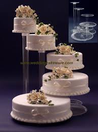5 Tier Cascade Wedding Cake Stand Stands Set Wedding Cake Stands Cake Stand Set Beautiful Wedding Cakes