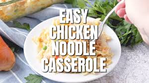 Chicken curry casserole heat oven to 350 degrees f. How To Make Easy Chicken Noodle Casserole Youtube