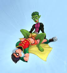 Yoshka] Robin tops Beast Boy Reward - Gay Manga | HD Porn Comics