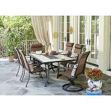 Check spelling or type a new query. Jaclyn Smith Marion 7 Piece Patio Dining Set