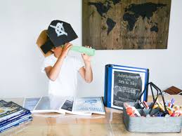 My dad is swimming in the sea. I Home School My Five Kids To Prepare Them For The Real World