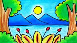 47+ gambar pemandangan indah warna warni. Cara Menggambar Pemandangan Alam Yang Mudah Dan Bagus How To Draw Easy Beautiful Scenery Youtube