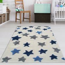 Nur bis zum 27.07.2021 → code: Kinderzimmer Teppich Jungen Blaue Sterne Teppich4kids