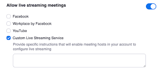 Zoom and facebook can work together. Zoom Live Stream To Youtube Or A Custom Streaming Service It Umn The People Behind The Technology