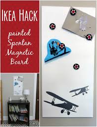 Ikea Hack The Spontan Magnetic Board Painted And Beautified Ikea Magnetic Board Ikea Hack Ikea