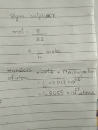 The difference between charge, oxidation state, and valence is explained, too. How To Calculate The Number Of G Atoms Of Sulphur S In An 8 Gram Sample Quora