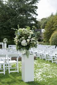 Greenery Wedding Ceremony Flowers Greenery Aisle Flowers Green And White Wedding Aisle Flower Enchanted Garden Wedding Garden Weddings Ceremony Aisle Flowers