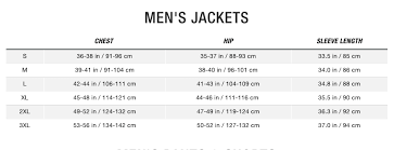 The North Face Size Charts The North Face Outdoor Outfit Size Chart