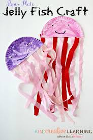 Easy Paper Plate Jelly Fish Kids Craft Paper Plate Crafts For Kids Under The Sea Crafts Crafts For Kids