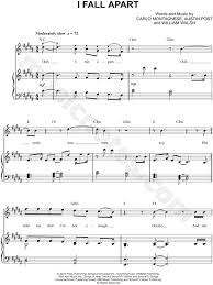 Схожу с ума (перевод вес из антрацита). Post Malone I Fall Apart Sheet Music In B Major Transposable Download Print Sku Mn0182853