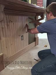 We have another focused on board and batten wainscoting. Diy Beadboard Kitchen Island With Corbels