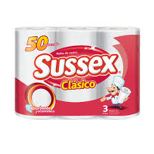 Rollos de cocina y servilletas. Rollo De Cocina Sussex Clasico 3 X 50 Panos Carrefour Argentina