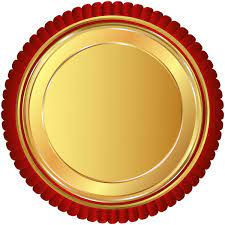 Gold Red Seal Badge Png Clip Art Image Art Images Red Background Images Digital Graphics Art