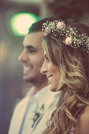 Marilia Marcinho And Their Brazilian Beachwedding Weddingdress Beachwedding Bride Realbrides Re Wedding Hair And Makeup Wedding Hairstyles Bridal Hair