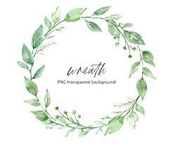 Watercolor Leaves Clipart Wreath Floral Frame Leaf Of Png Etsy Framed Leaves Watercolor Leaves Leaf Clipart