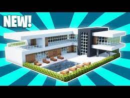 Minecraft How To Build A Small Modern House Tutorial 17 Youtube Minecraft House Tutorials Minecraft Modern Minecraft Small House