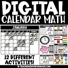 Digital Calendar Math Teaching In The Tongass In 2020 Calendar Math Digital Calendar Calendar Math Kindergarten