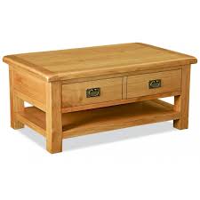 Whether you're looking for a contemporary coffee table or a traditional coffee table, all of our living room furniture is crafted to highest standards using carefully selected materials. Sally Oak Large Coffee Table With Drawer Shelf