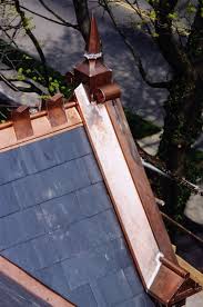 Slate And Copper Are A Beautiful Combination Done By The Durable Slate Company Copper Roof Roofing Roof Architecture