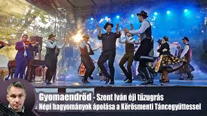 Szent iván éji tűzugrás a magyar mezőgazdasági múzeum előtt, a múzemok éjszakája programsorozat keretében. Ekh6jgtioppffm