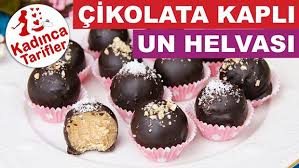 Cikolata Kapli Un Helvasi Toplari Tarifi Videolu Yemek Tarifi Gida Tatli Yemek Tarifleri