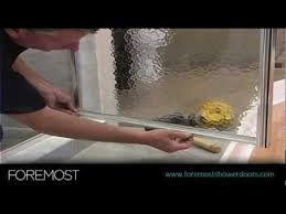 Franklin brass futura 24 in. Panel Door Shower Door Installation Youtube