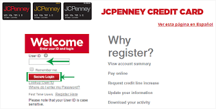 Jcpenney Credit Card Login Pay Online Payment Apply Online Espanol