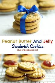 Peanut Butter And Jelly Sandwich Cookies Queenbeebaker Net Recipe Yummy Cookies Jelly Cookies Sandwich Cookies