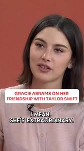 #GracieAbrams talks about what it's like to be friends with #TaylorSwift.  Everyone needs a friend like Taylor! #TODAYshow