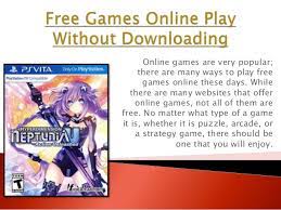 Play free games now without downloading. Free Games Online Play Without Downloading